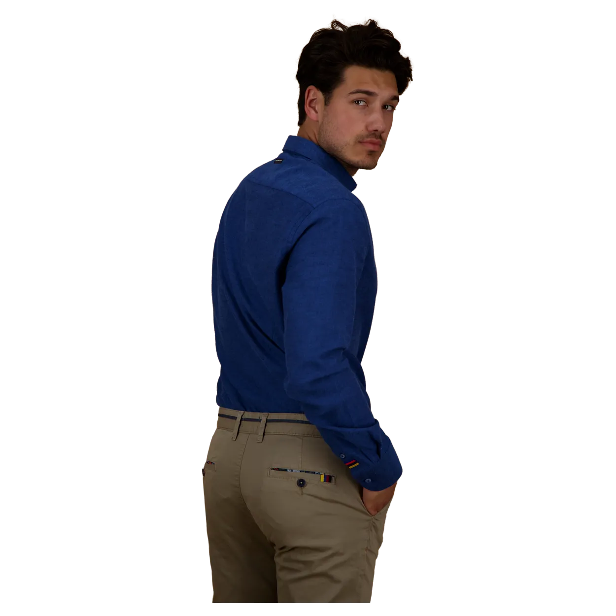 A Fish Named Fred Brushed Twill Long Sleeve Shirt
