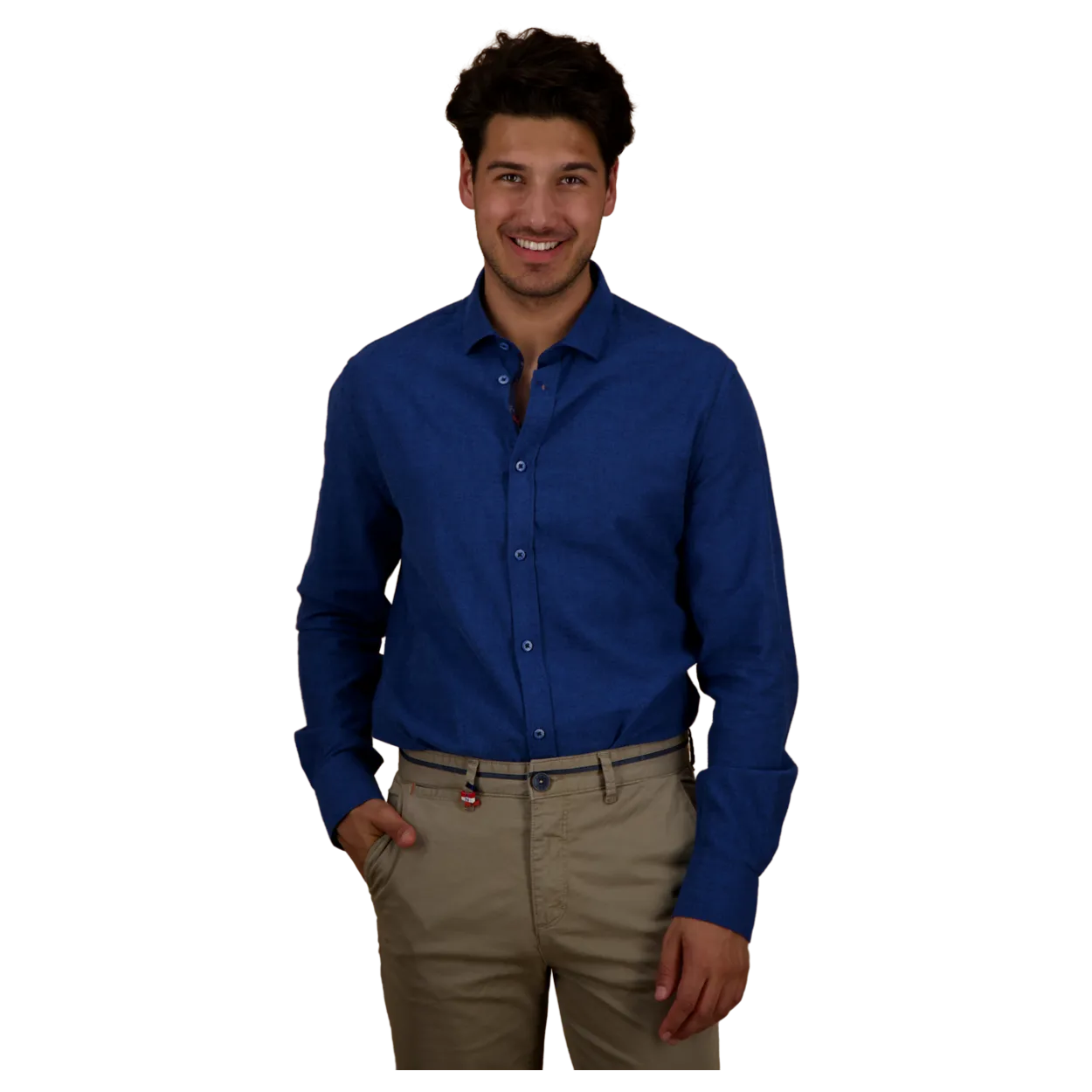 A Fish Named Fred Brushed Twill Long Sleeve Shirt