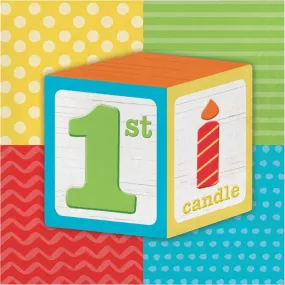 ABC Birthday 1st Birthday Lunch Napkins (16ct)