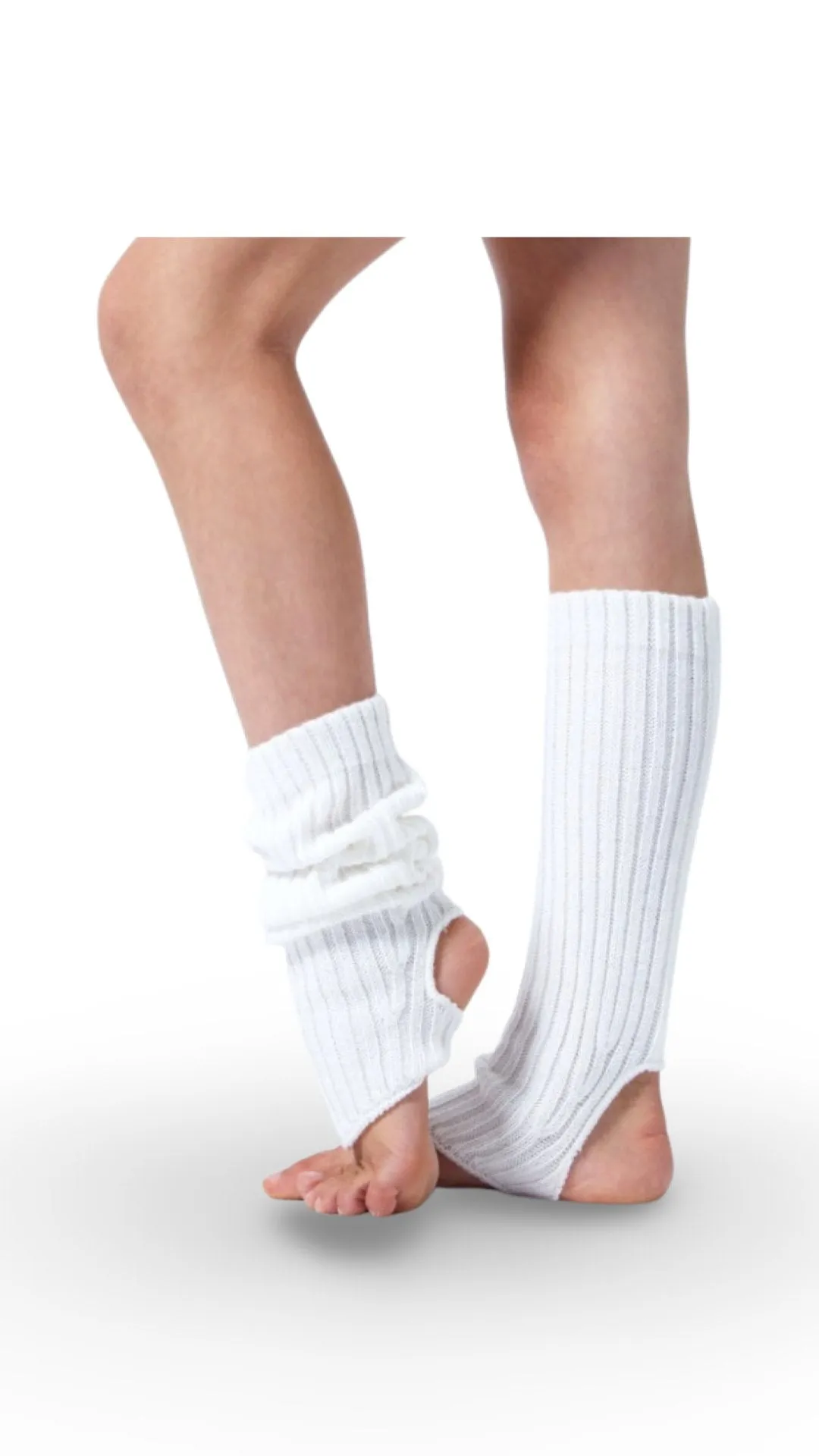 Ankle Leg Warmers White