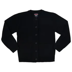 Anti-Pill Crew Neck Cardigan Sz XS-XXL (3 Colors)