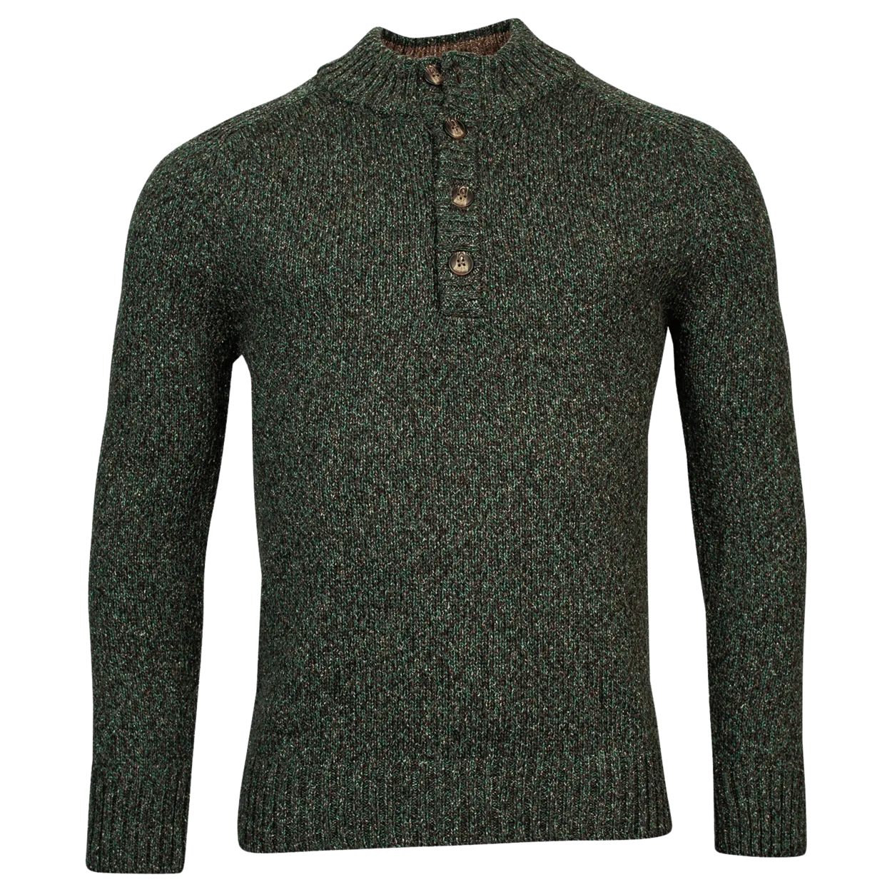 Baileys Buttoned 1/4 Neck Jumper