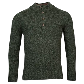 Baileys Buttoned 1/4 Neck Jumper