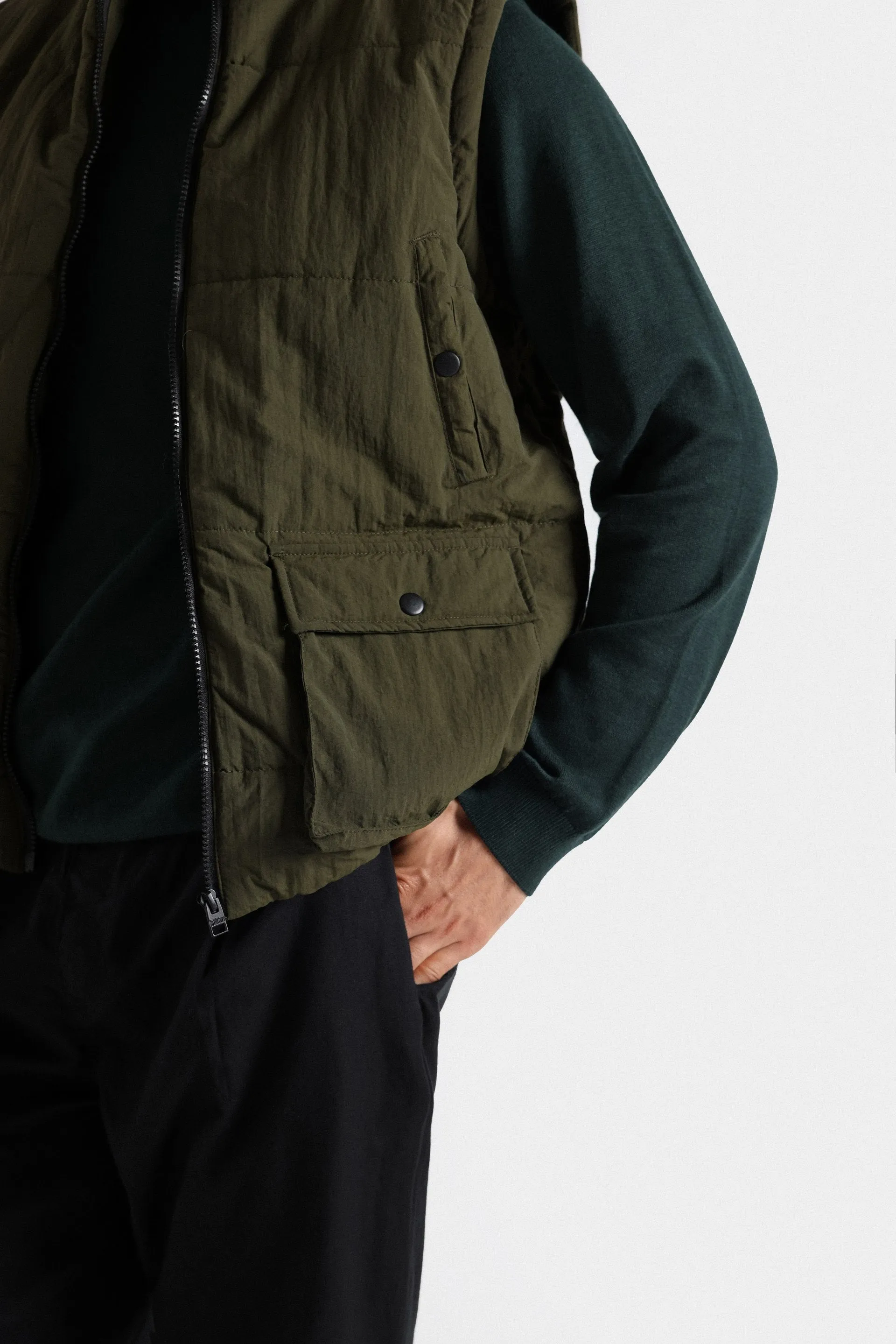 Basic Zip Up Gilet
