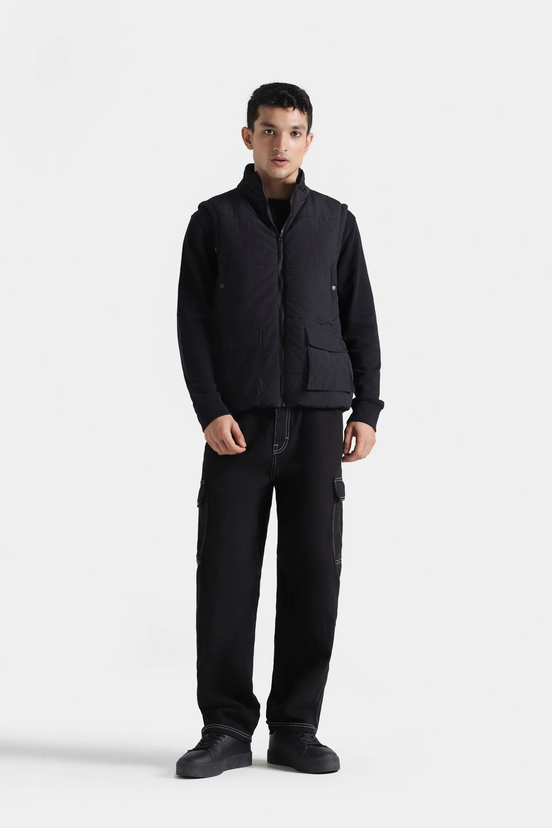 Basic Zip Up Gilet