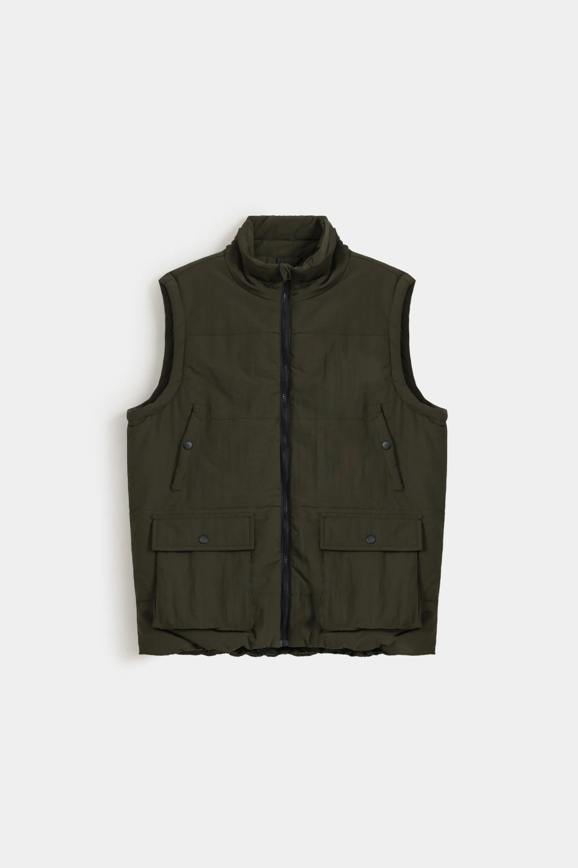 Basic Zip Up Gilet