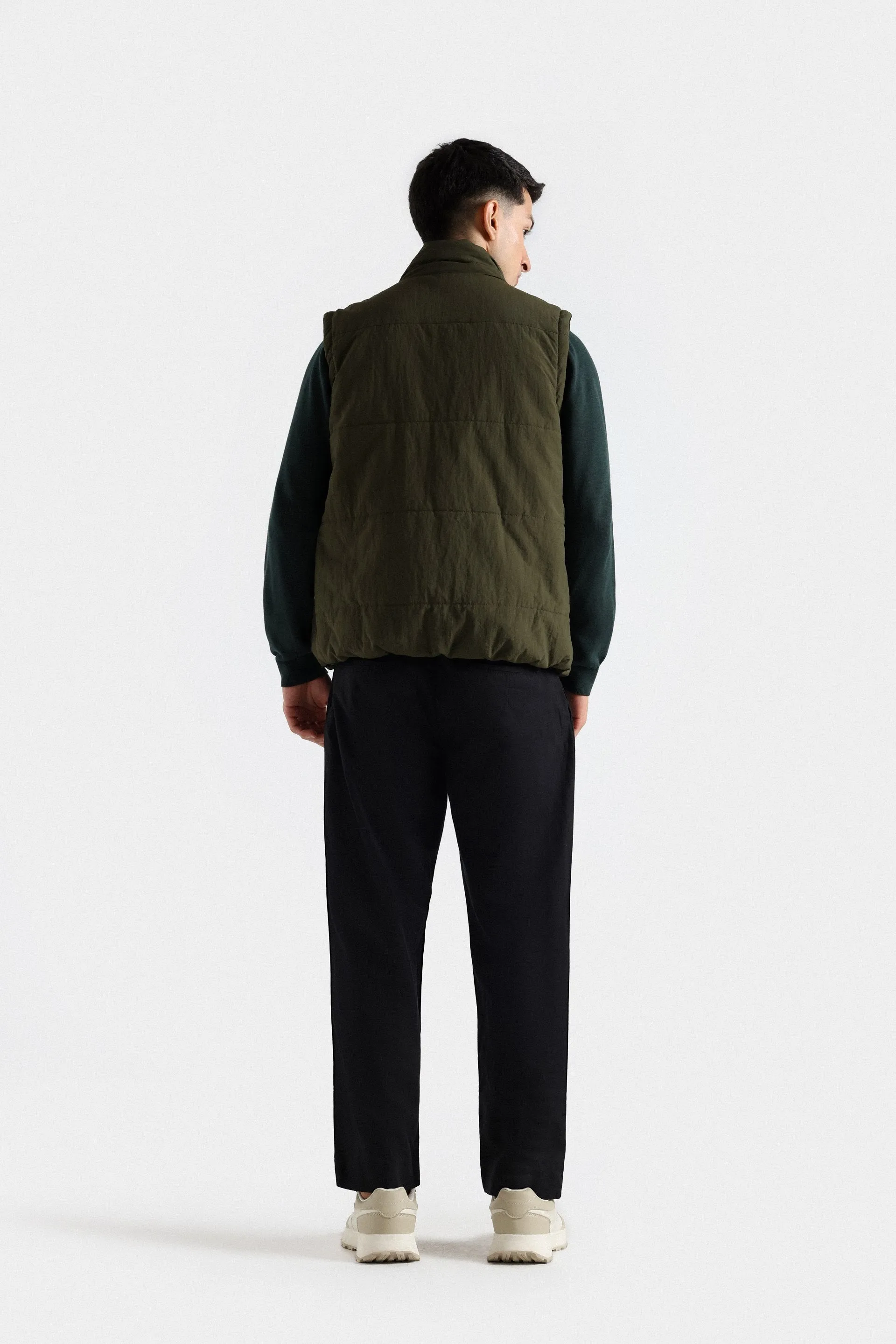 Basic Zip Up Gilet