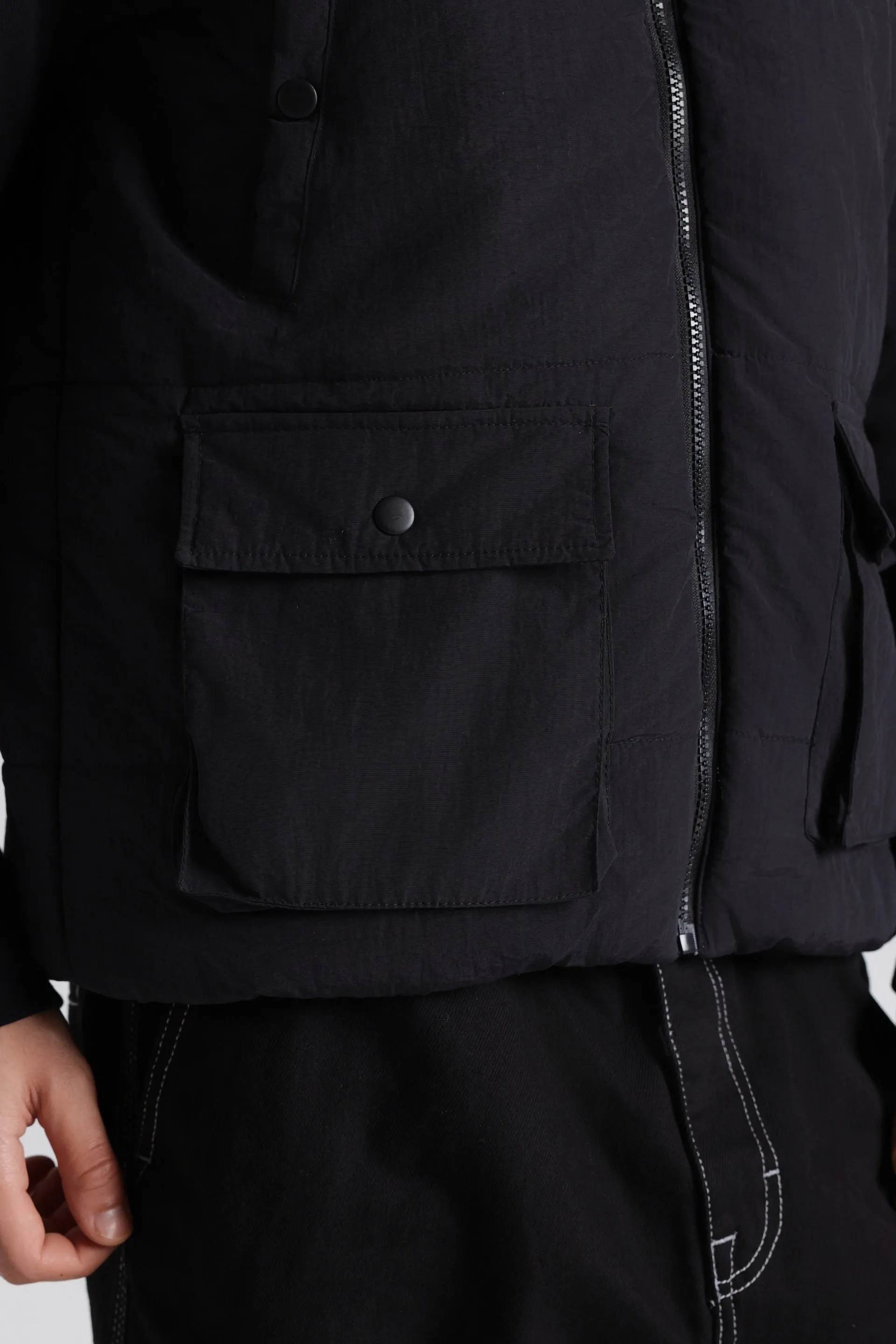 Basic Zip Up Gilet
