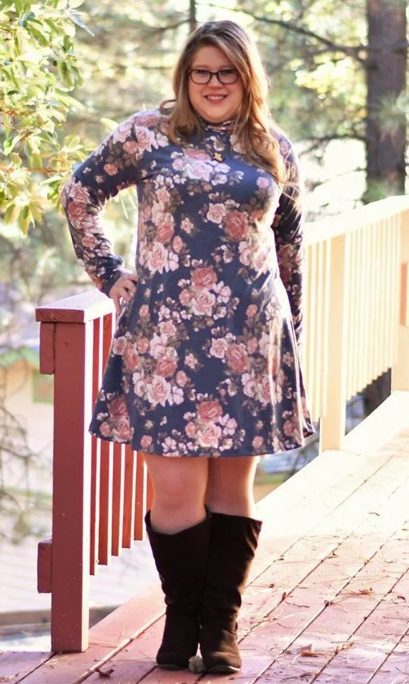 Jolene Turtleneck Dress pattern for Women