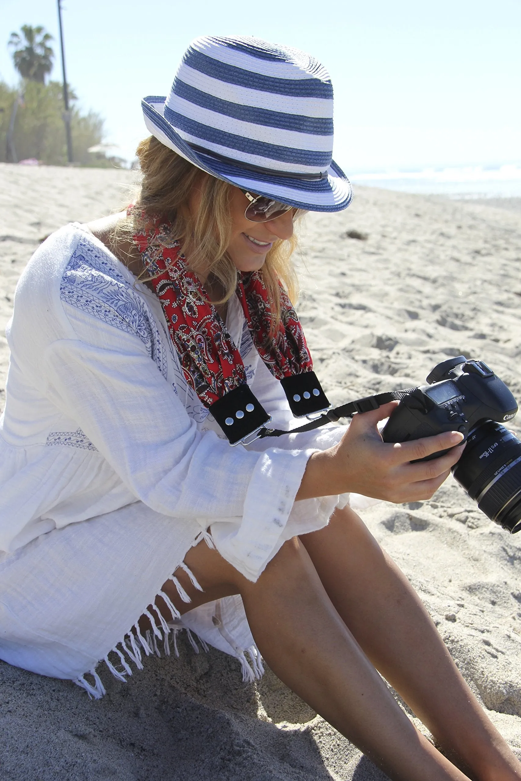 Liberty Scarf Camera Strap; NEW; Classic & Comfortable; On-Trend Style; Makes the Perfect gift for any photographer