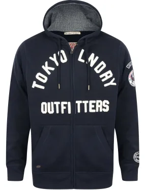 Mount Chippewa Zip Through Hoodie in Dark Navy - Tokyo Laundry