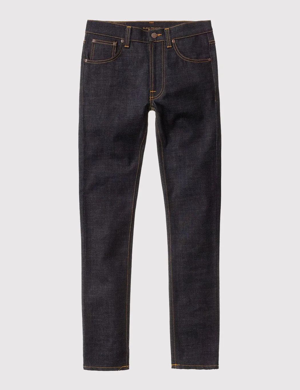 Nudie Lean Dean Jeans (Slim Tapered) - Dry Slow Blue