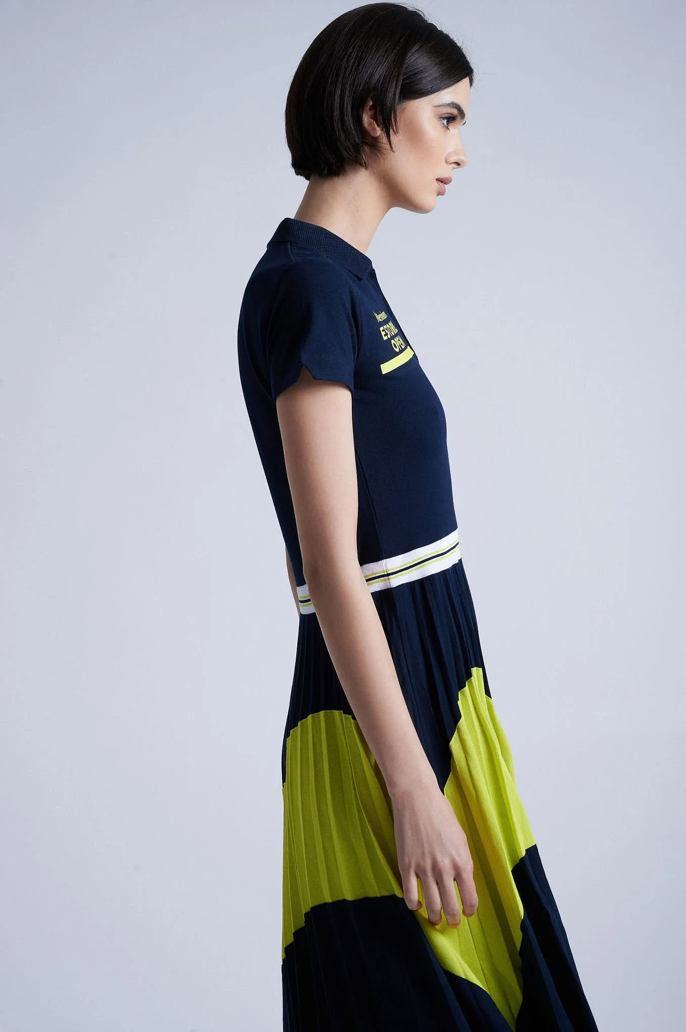Sacoor & Millenium Estoril Open Woman piquet dress