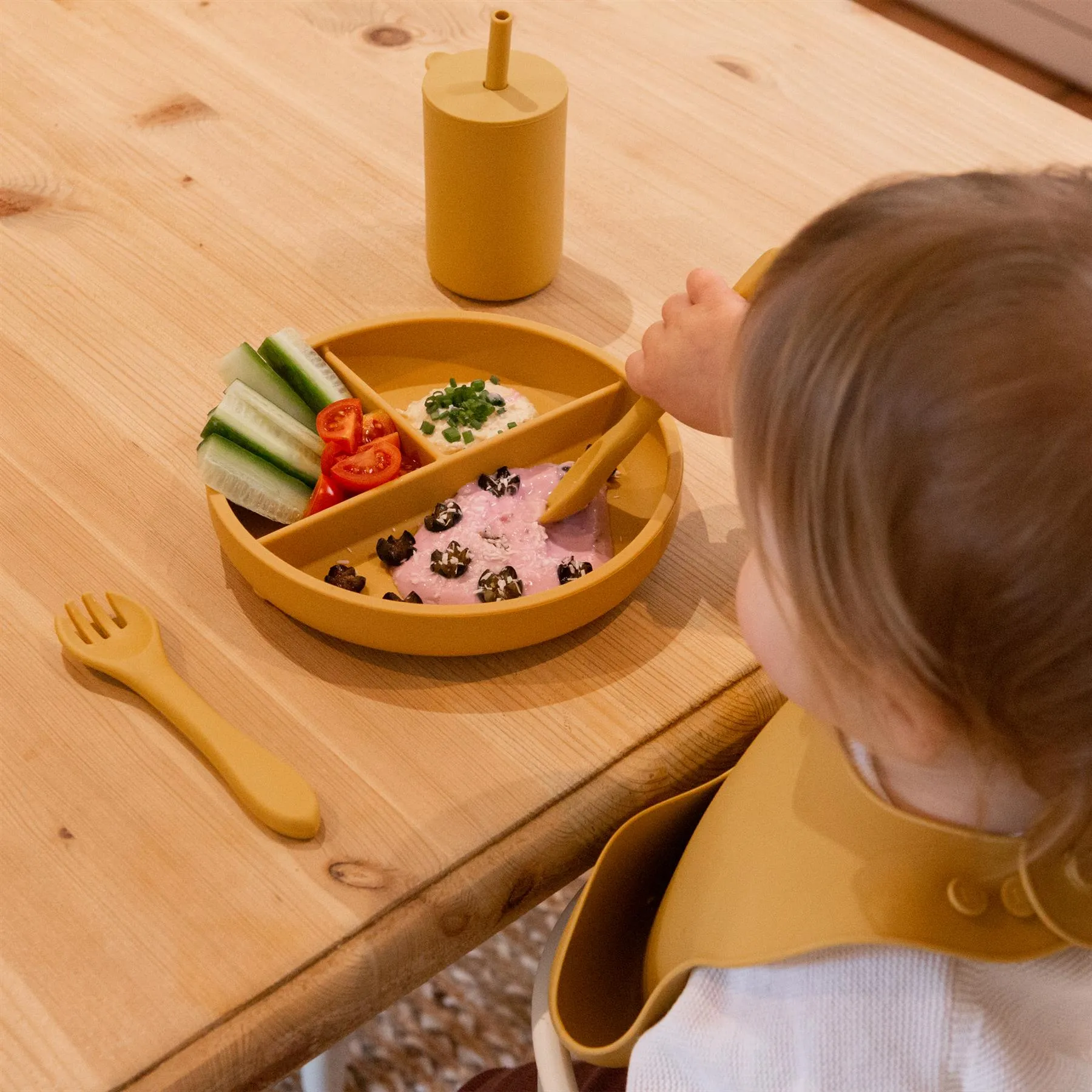 Silicone Baby Weaning Fork - By Tiny Dining