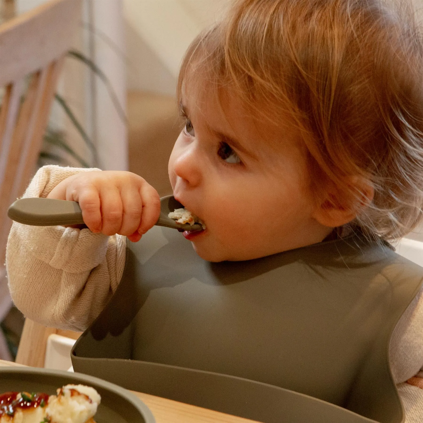 Silicone Baby Weaning Fork - By Tiny Dining