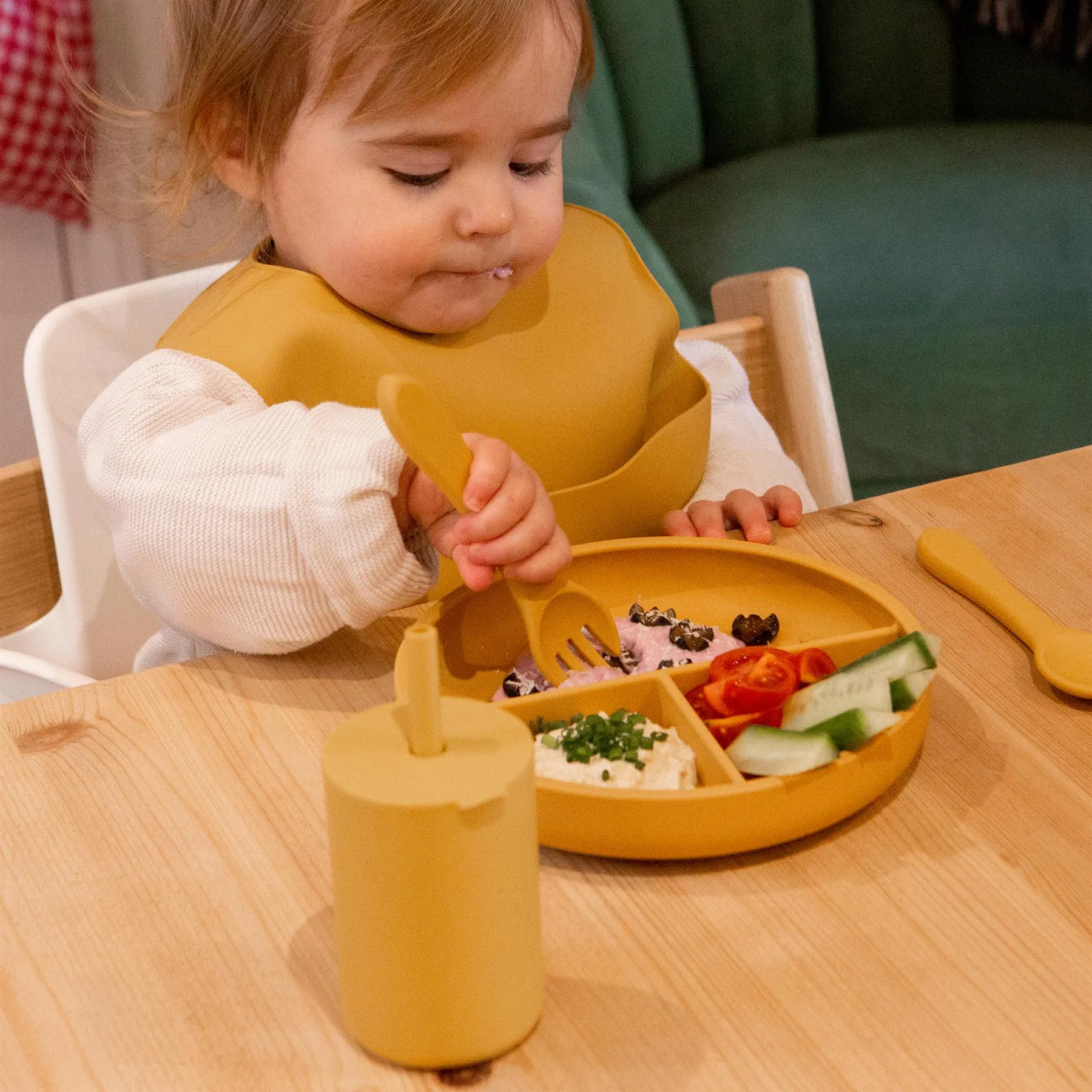 Silicone Baby Weaning Fork - By Tiny Dining