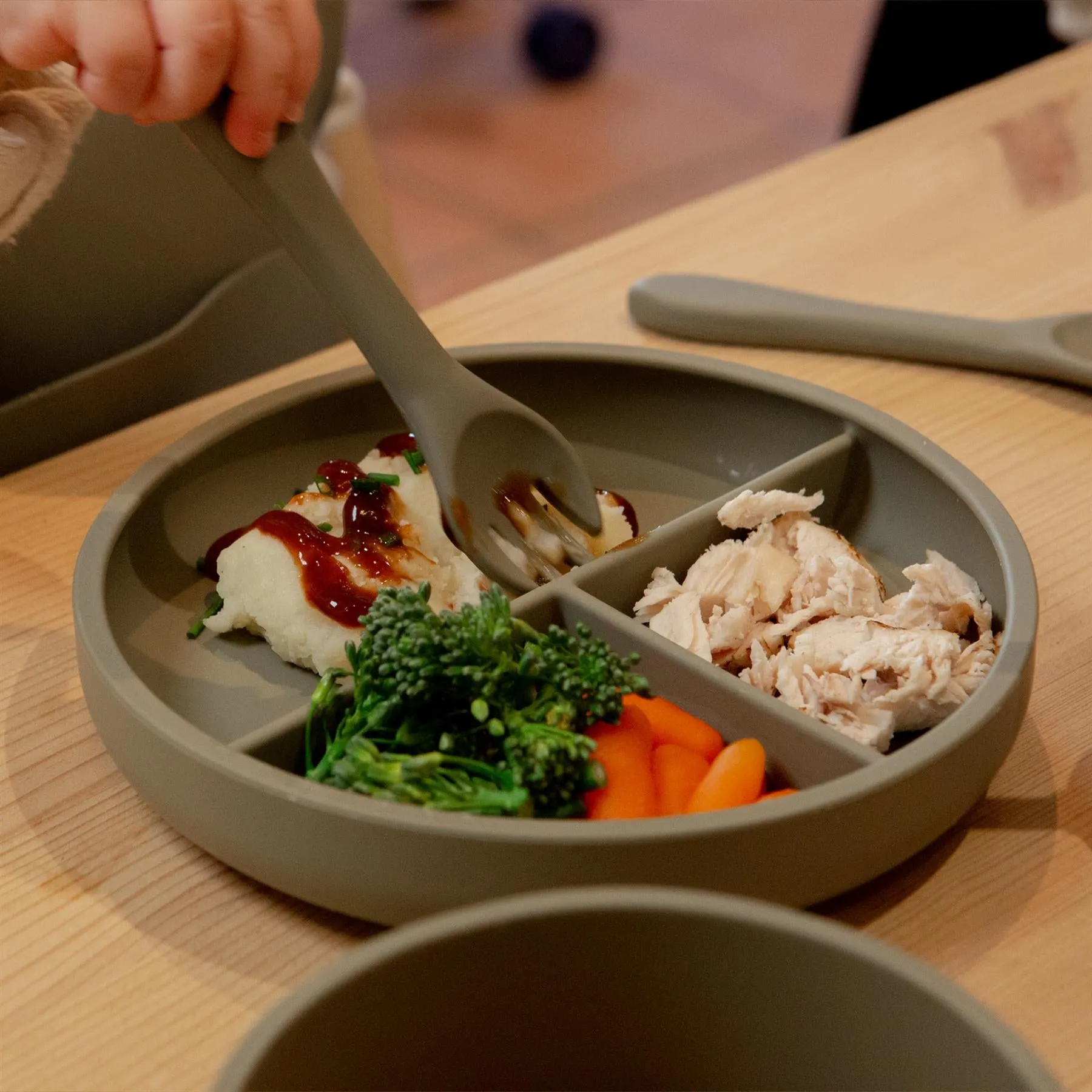 Silicone Baby Weaning Fork - By Tiny Dining