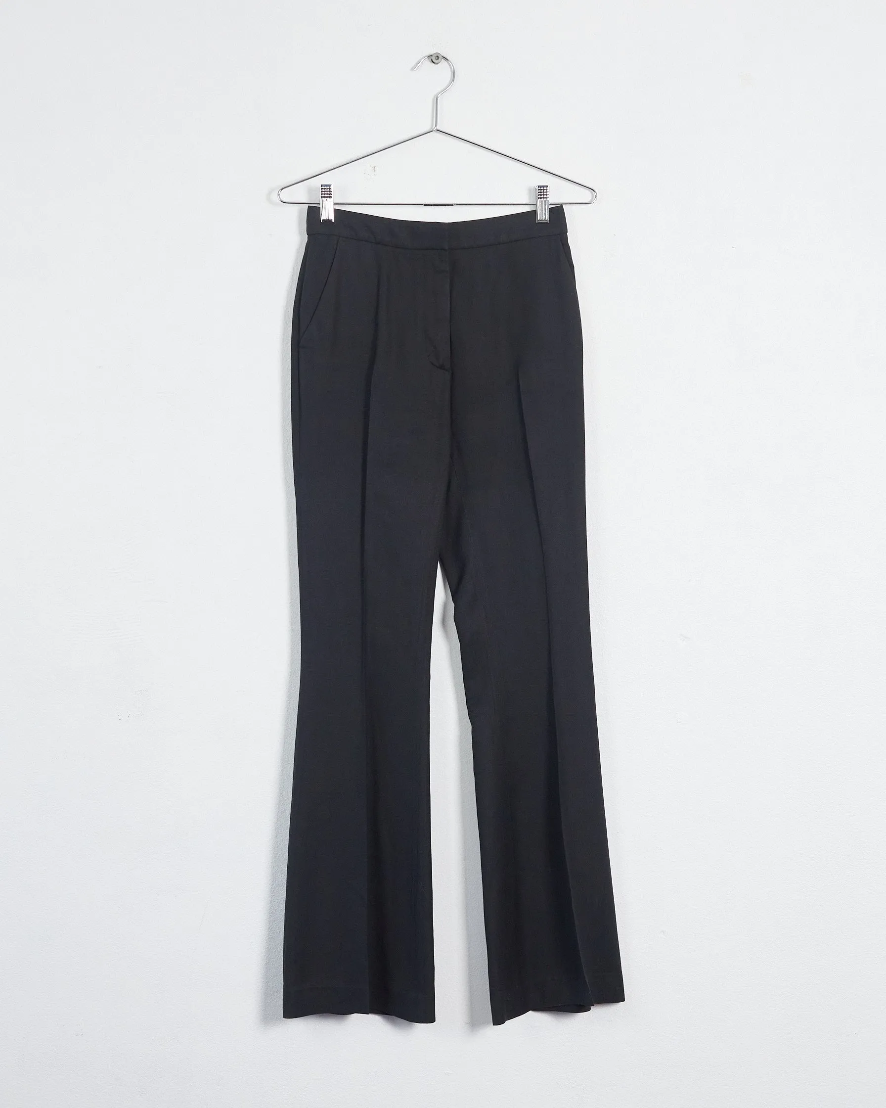 Stella McCartney tailored flared pants, black, 6