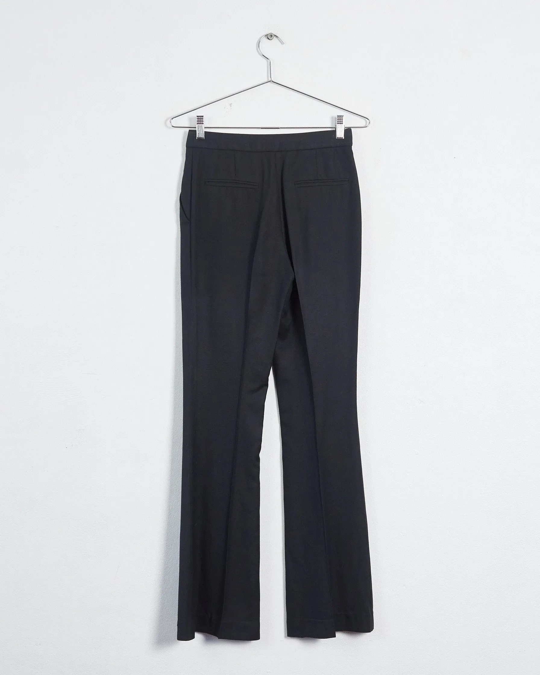 Stella McCartney tailored flared pants, black, 6