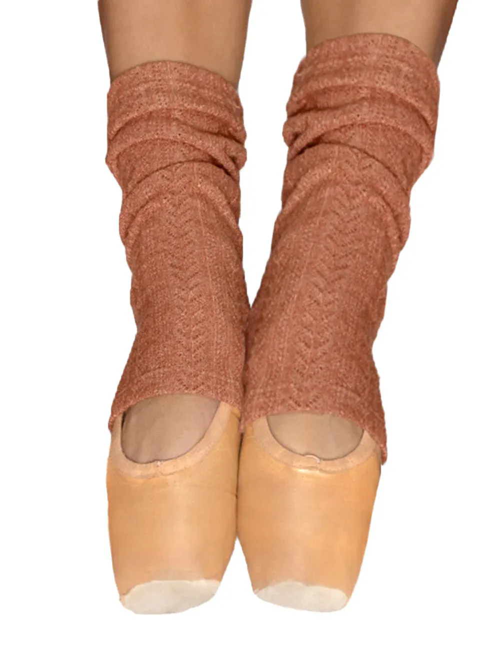 Stirrup Legwarmers Knit Sandstone