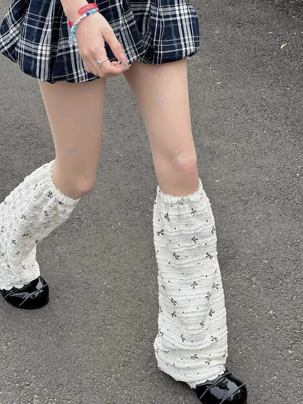 Sweet bows ballet core leg warmers